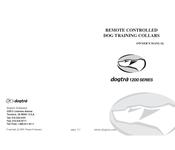 Dogtra 1200 series Owner's Manual