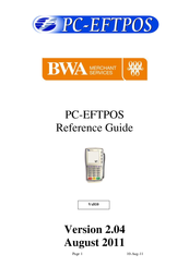 BWA Merchant Services PC-EFTPOS Reference Manual