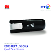 BT Huawei E180 Quick Start Manual
