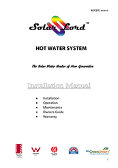 Solar Lord hot water system Installation Manual
