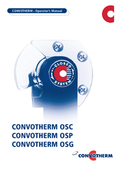 Convotherm OSC Operator's Manual