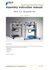 Felix printers Felix 2.0 Instruction Manual