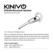 Kinivo BTM440 Specifications & User's Manual