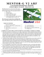 Maxford Usa Mentor-G V2 Instruction Manual