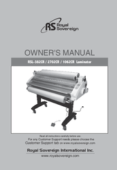 Royal Sovereign RSL-1062CR Owner's Manual