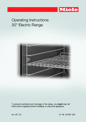 Miele HR1421 Operating Instructions Manual