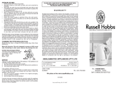 Russell Hobbs MONTANA 10585 Instructions & Warranty