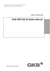 GKB 36 Series User Manual