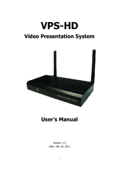 Sinew VPS-HD User Manual