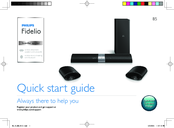 Philips Fidelio Quick Start Manual