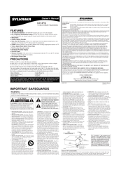 Sylvania 6414FG Owner's Manual