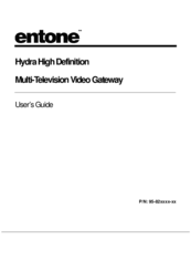 Entone Hydra HD - B Serie User Manual