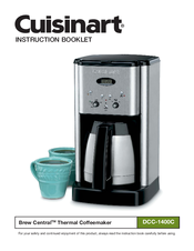 Cuisinart Brew Central Thermal DCC-1400C Series Instruction Booklet