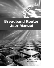 Mercury Broadband Router User Manual