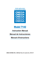 Omega 7142 Instruction Manual