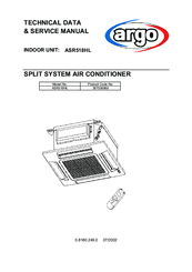 Argo ASR518HL Technical Data & Service Manual