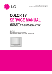 LG RT-21FD35VX Service Manual