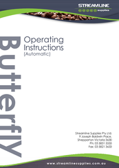 Streamline Supplies Butterfly A1 Operating Instructions Manual