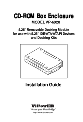 VIPowER CD-ROM Box Enclosure VP-6020 Installation Manual