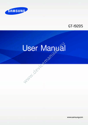 Samsung GT-19205 User Manual