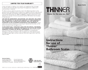 thinner TH210 User Manual