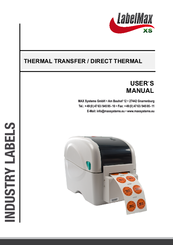 Max Systems LabelMax XS User Manual