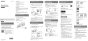 Sony HDR-MV1 Operating Manual