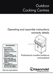 Kleenmaid OCCPBNG Operating And Assembly Instructions Manual