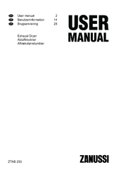 Zanussi ZTAB 250 User Manual