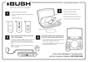 Bush CDVD90W2SW Quick Setup Manual
