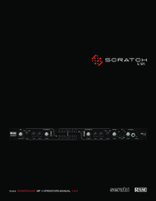 Rane SCRATCHLIVE MP 4 Operator's Manual