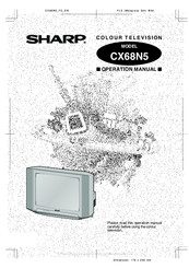 Sharp cx68n5 Operation Manual