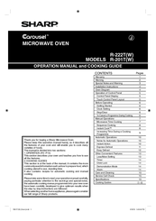 Sharp R-222W Operation Manual