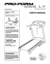ProForm 595 lt User Manual