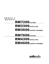 Polk Audio RM4300 Owner's Manual