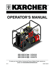 Kärcher HDS 5.0/32 Pe Cage - 1.575-616.0 Operator's Manual