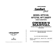 White-Rodgers HFT2100 Owner's Manual