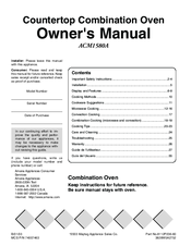 Maytag ACM1580A Owner's Manual