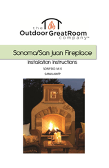Outdoor GreatRoom Company Sonoma Installation Instructions Manual