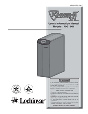 Lochinvar Knight XL User's Information Manual