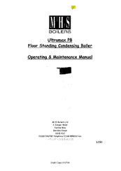 MHS Boilers Ultramax PB Operating & Maintenance Manual