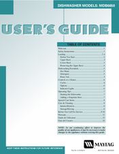 Maytag Jetclean MDB6650 User Manual