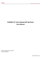 Stephen SVW909 User Manual