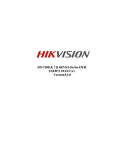 Hikvision Ds 7216hvi S Manuals Manualslib