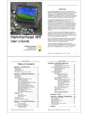 WalkAbout Computers Hammerhead XRT User Manual