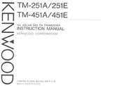 Kenwood TM-451A Instruction Manual