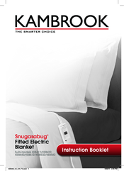 Kambrook Snugasabug KEB442 Instruction Booklet