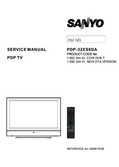 Sanyo PDP-32XS8DA Service Manual