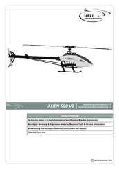 Heli Professional ALIEN 600 V2 Assembly Instructions And User's Manual