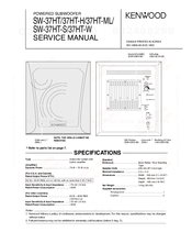 Kenwood SW-37HT Service Manual